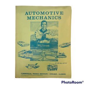 Vtg Automotive Mechanics Commercial Trade Institute AT 26 to 31 Troubleshooting